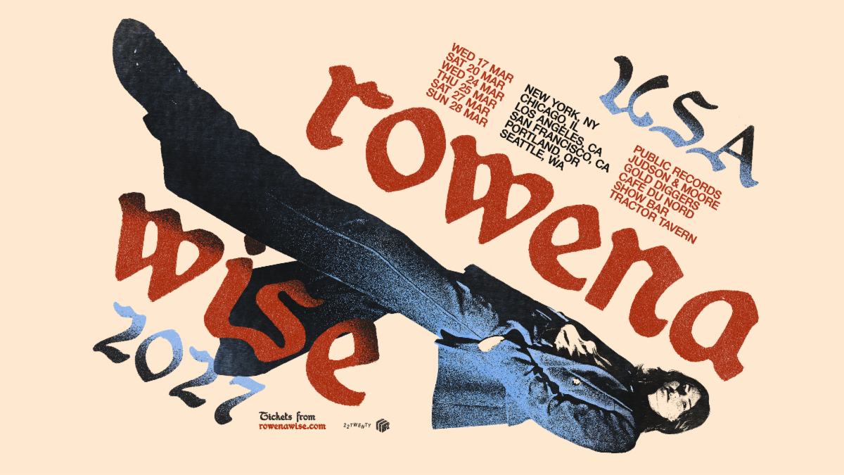 Flyer for Rowena Wise Live at Public Records
