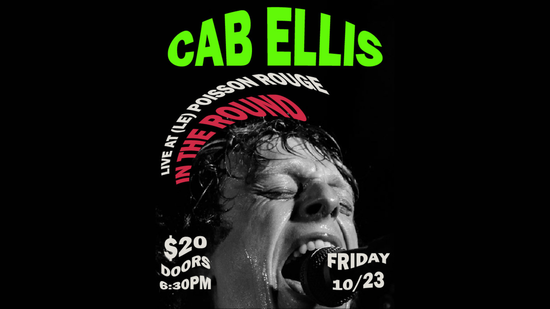 Flyer for Cab Ellis