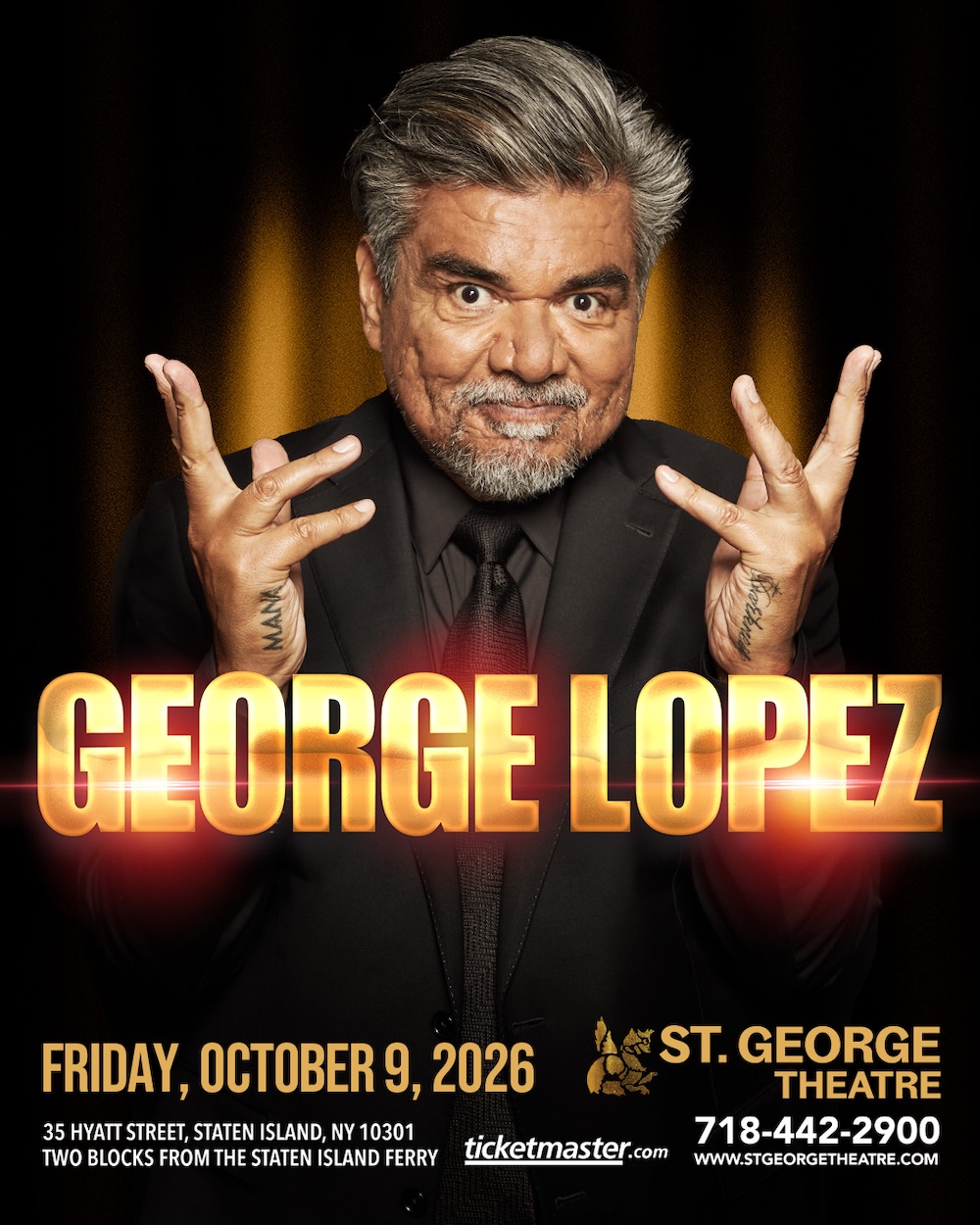 Flyer for George Lopez