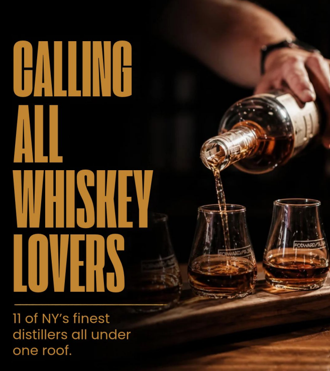 Flyer for Whiskey Tasting
