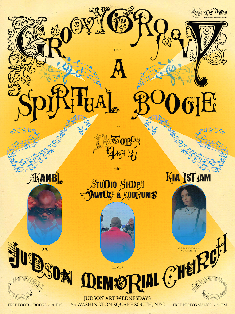 Flyer for A Spiritual Boogie