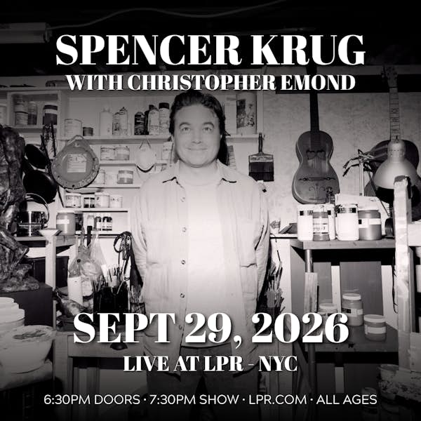 Flyer for Spencer Krug with Christopher Emond