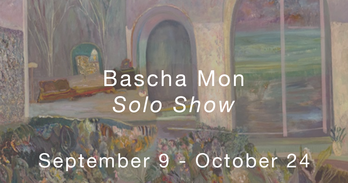 Flyer for Bascha Mon Solo Show: Kin Terrains