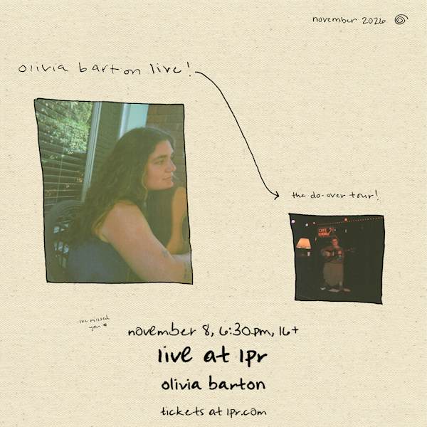 Flyer for Olivia Barton Live! The Do-Over Tour!