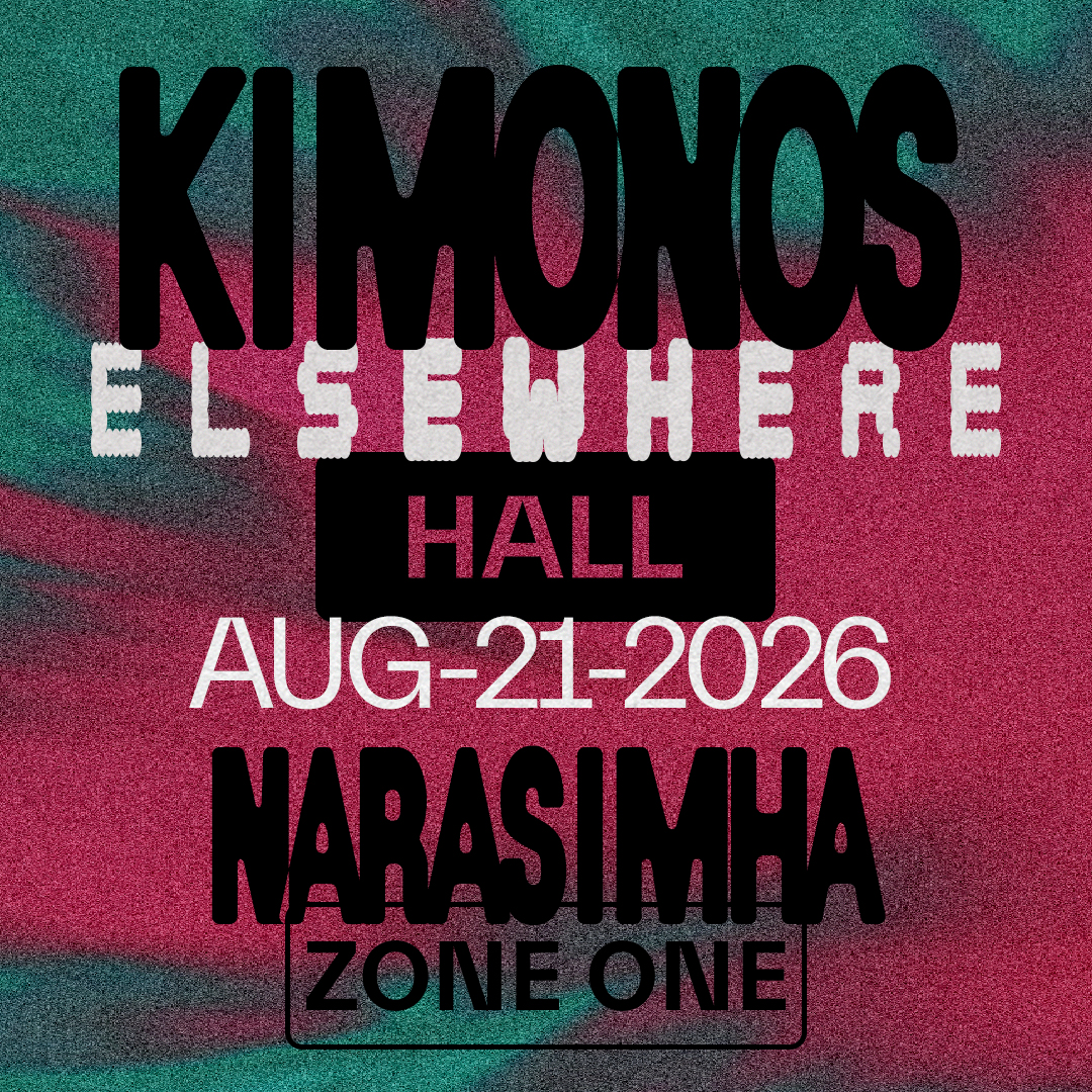Flyer for KIMONOS + NARASIMHA