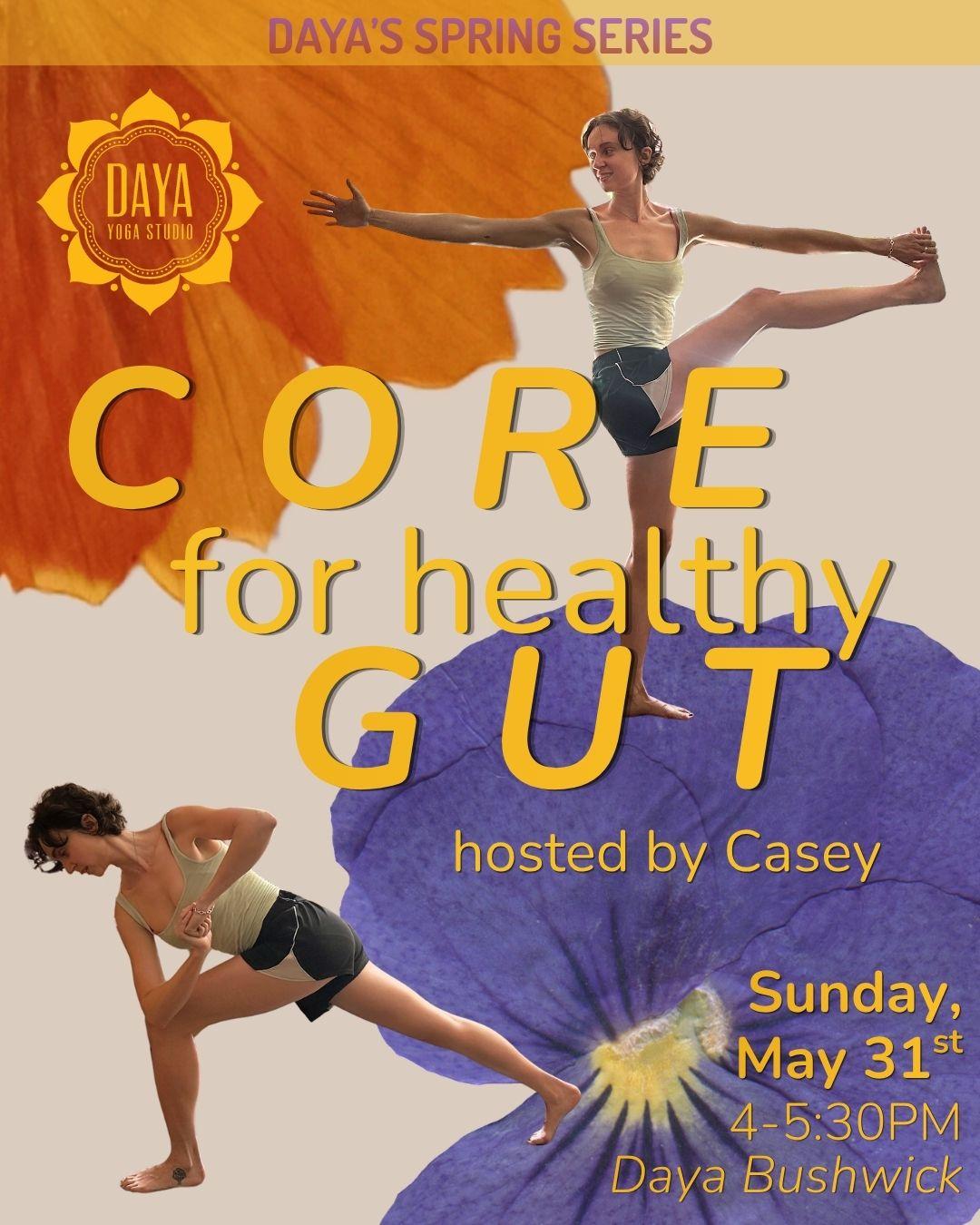 Flyer for Core for Healthy Gut Workshop