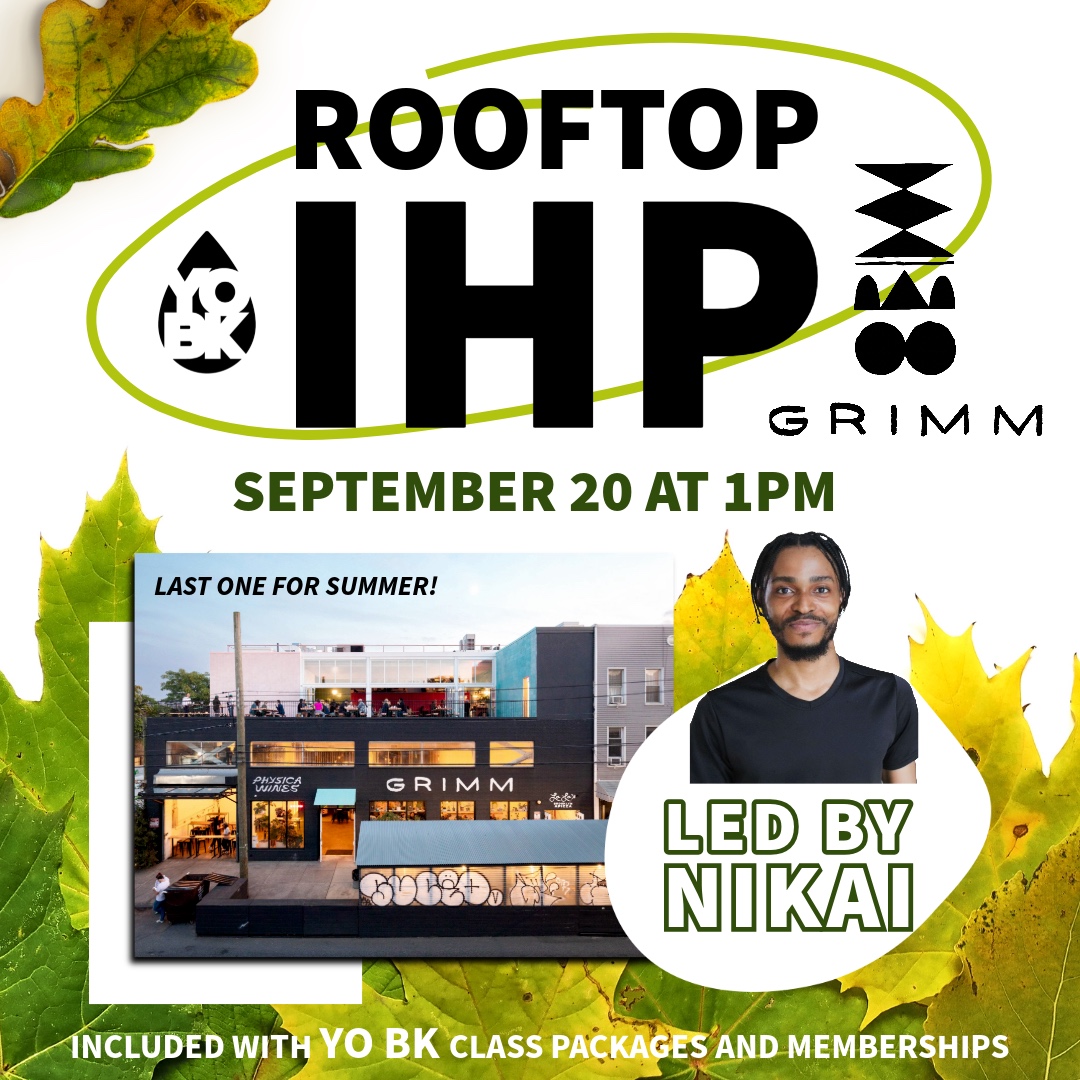 Flyer for Rooftop IHP at Grimm