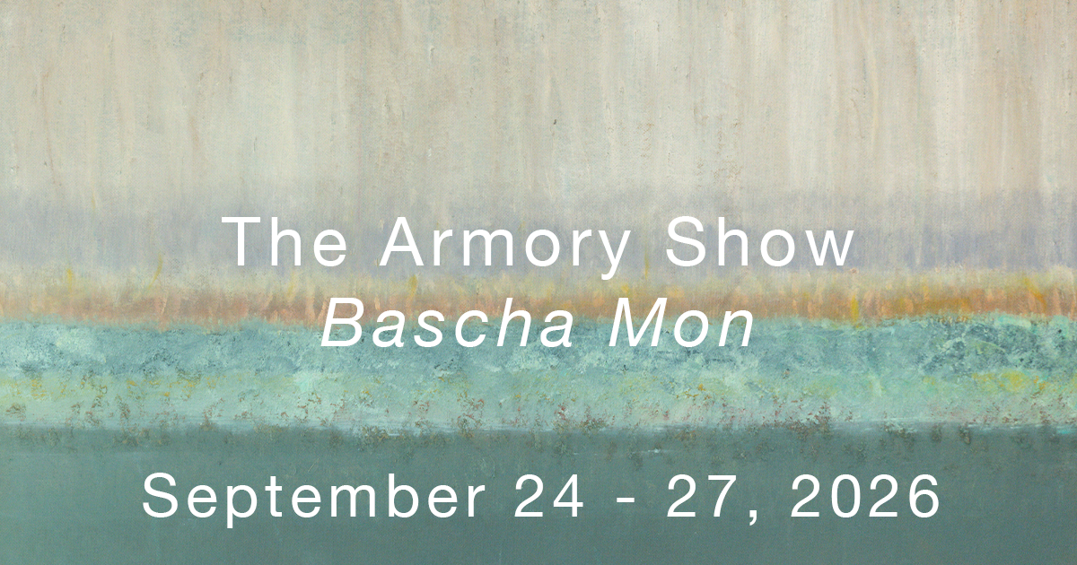 Flyer for Bascha Mon Solo Booth P37, The Armory Show