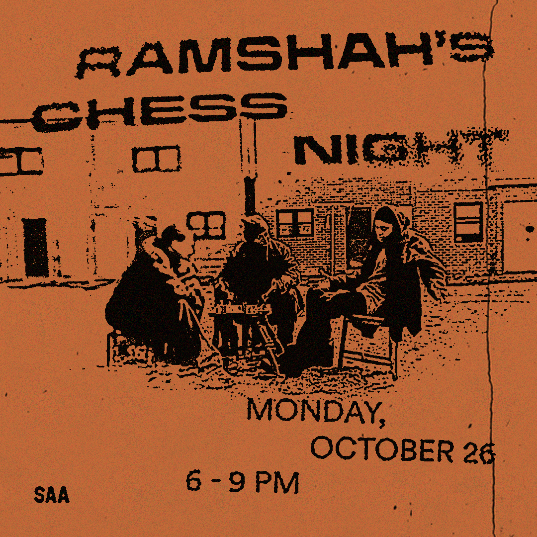 Flyer for RAMSHAH'S CHESS NIGHT