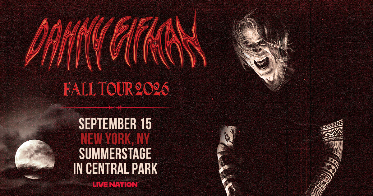 Flyer for Danny Elfman Concert