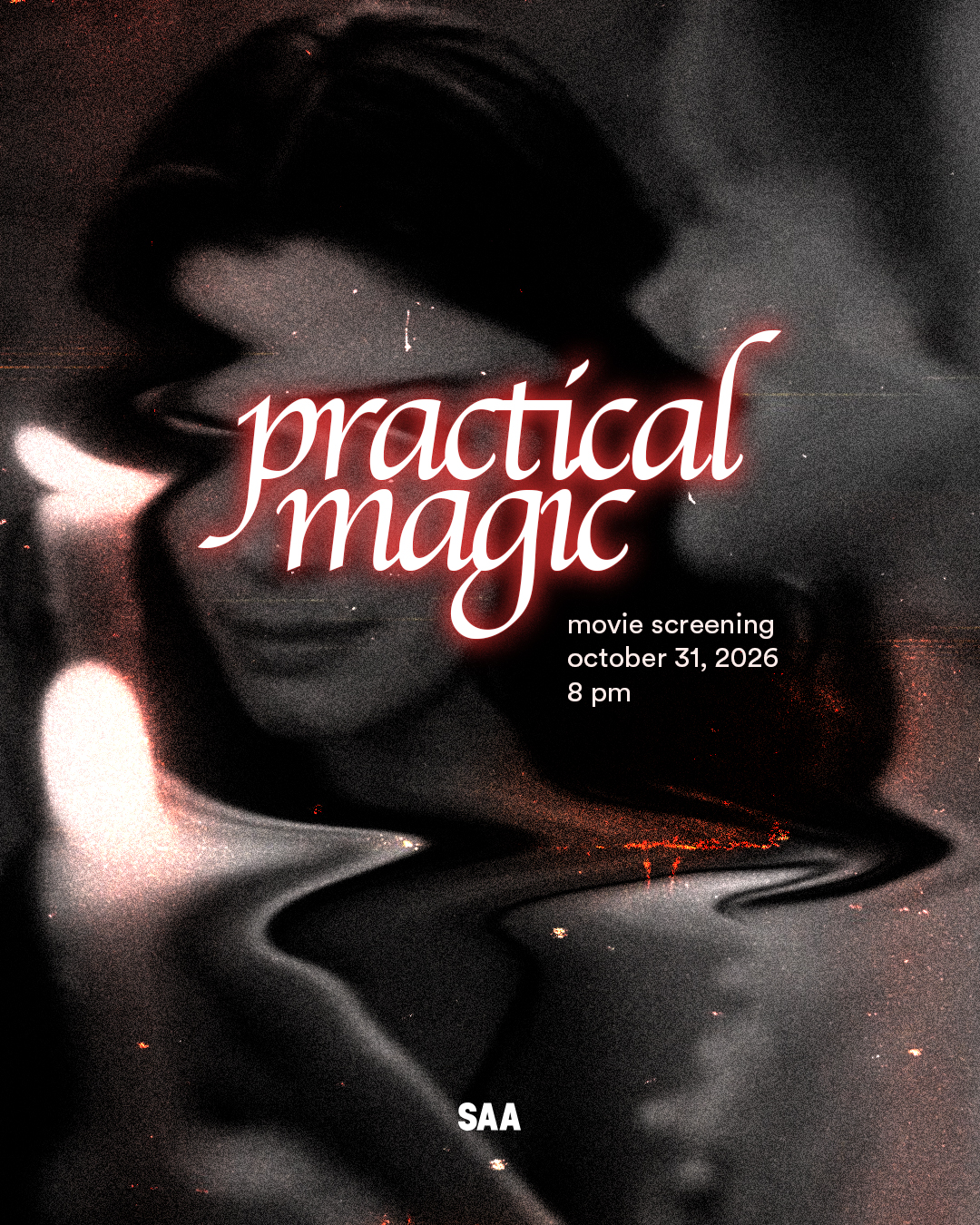 Flyer for Practical Magic Movie Screening