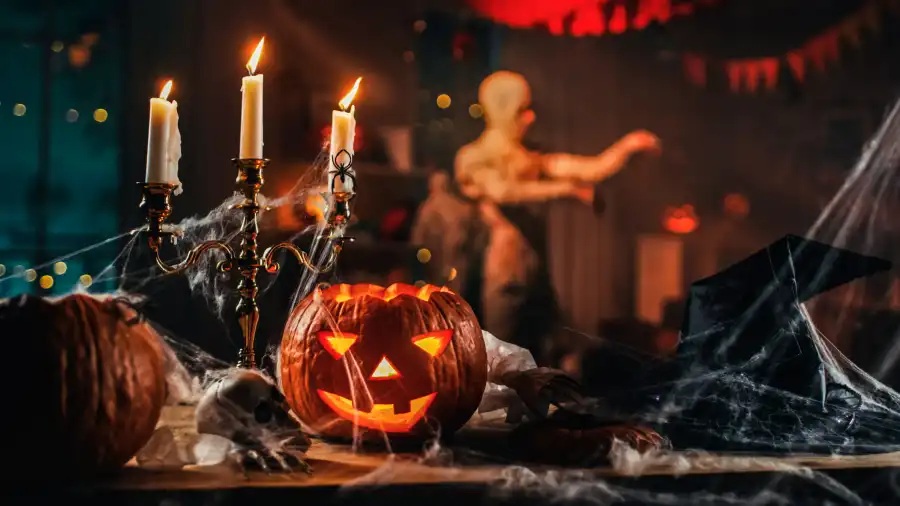 Flyer for Haunted Village