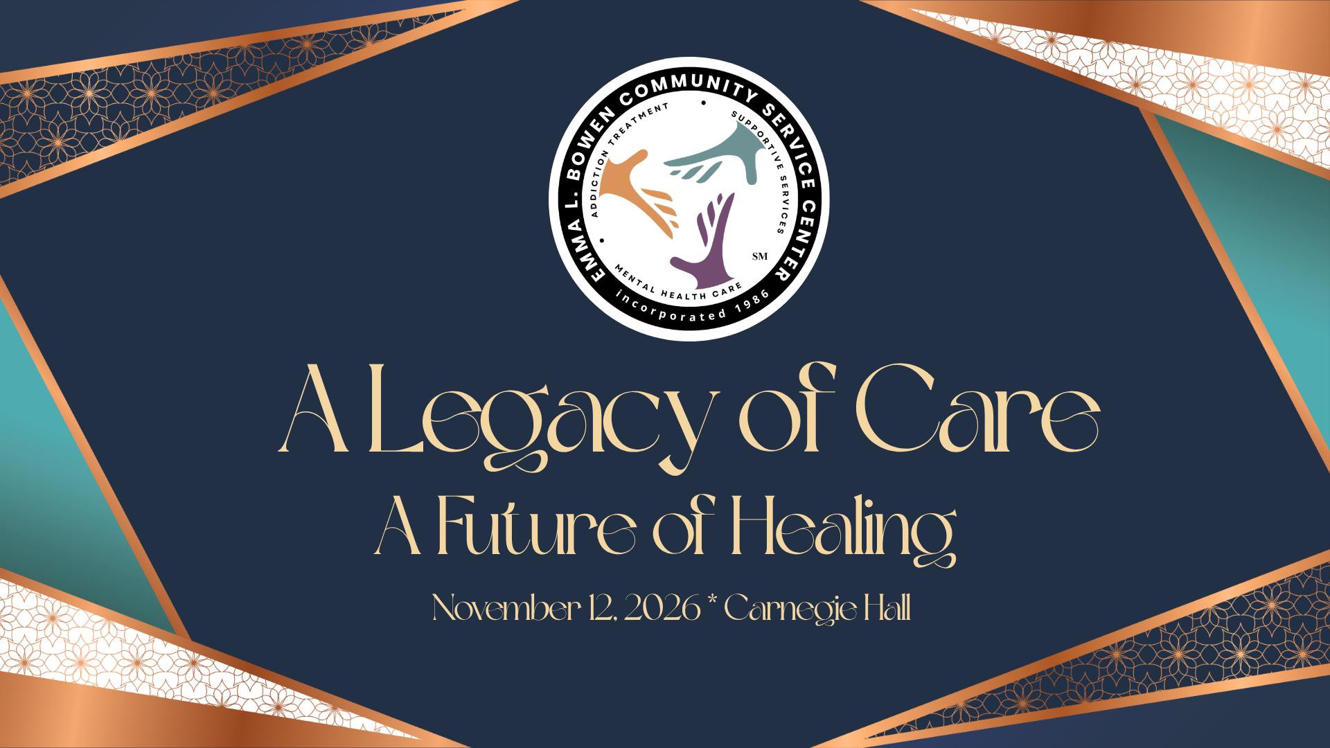 Flyer for A Legacy of Care A Future of Healing