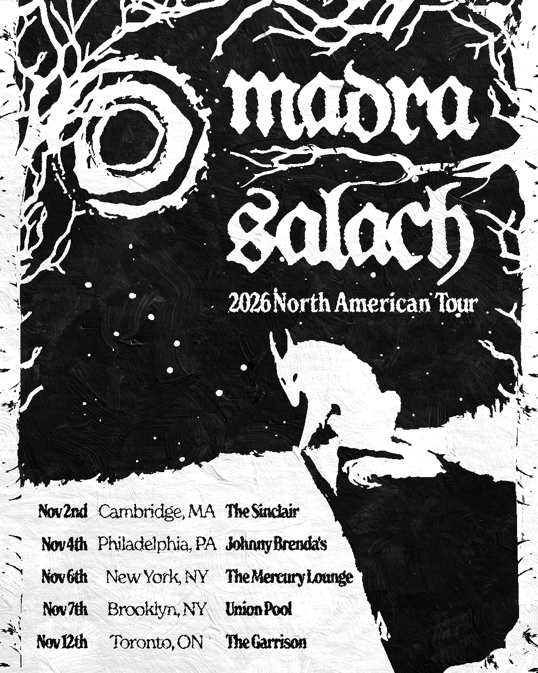Flyer for Madra Salach Live Show