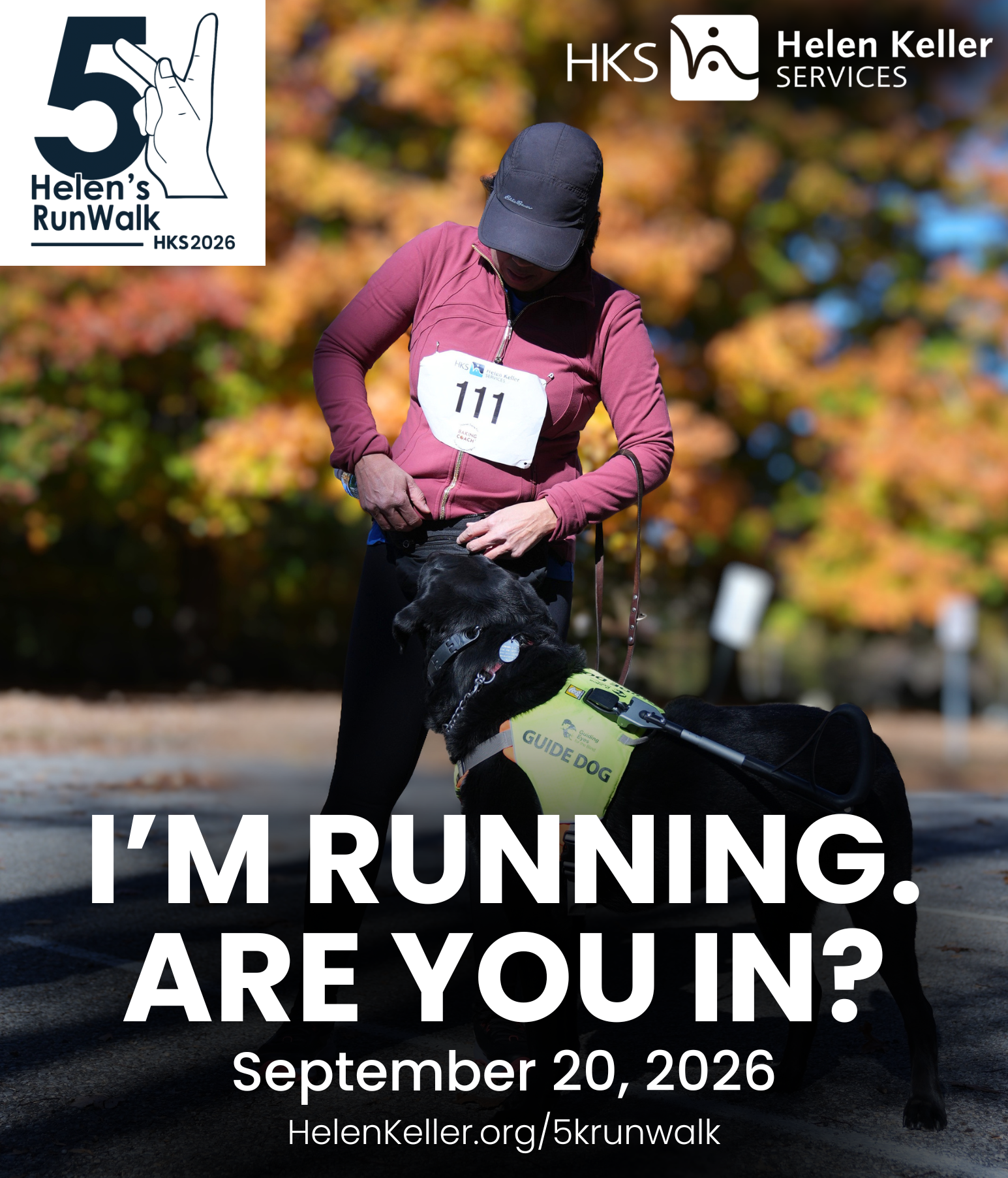 Flyer for Helen's RunWalk HKS2026