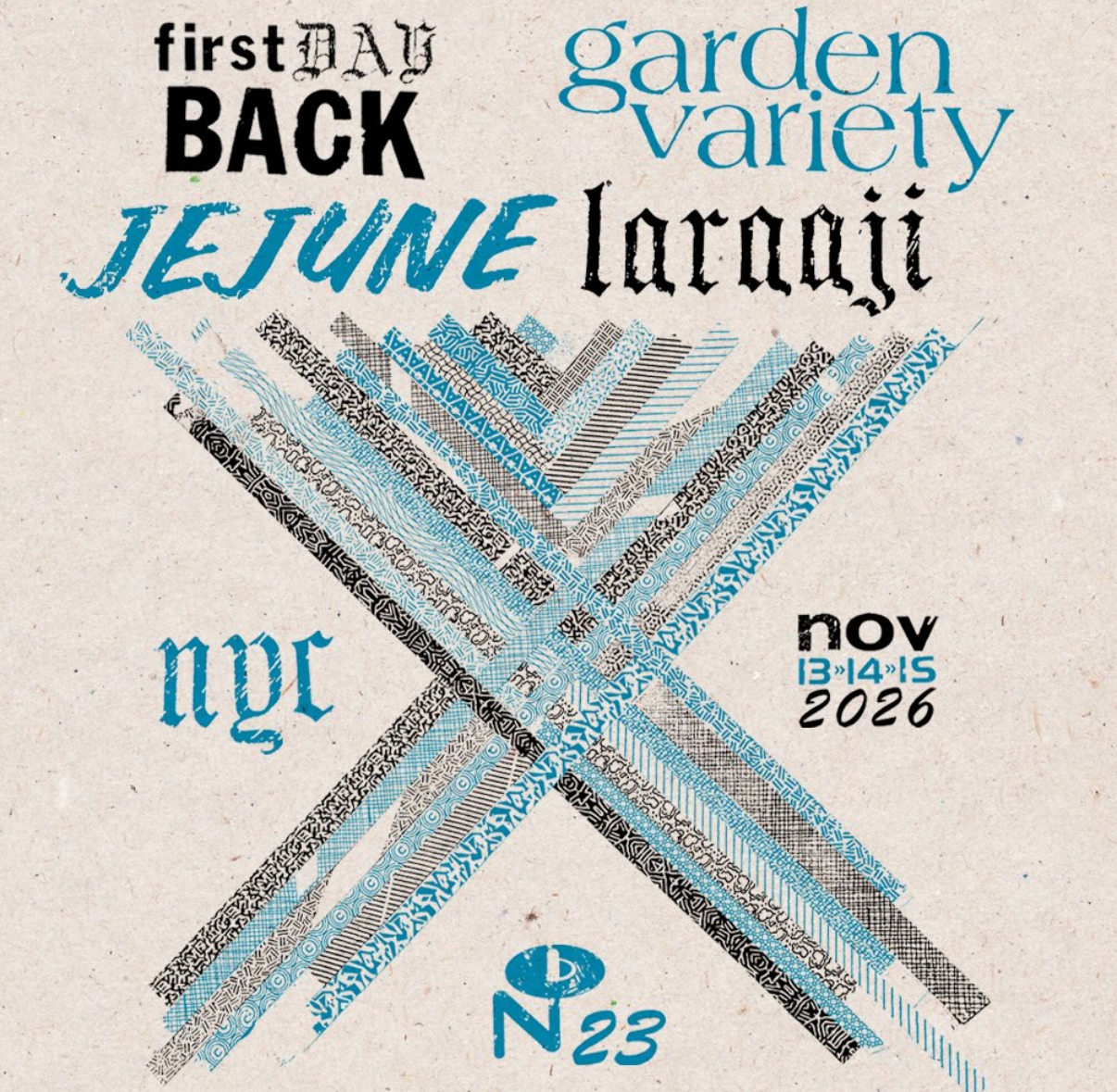 Flyer for Numero Group's 23rd Anniversary Celebration