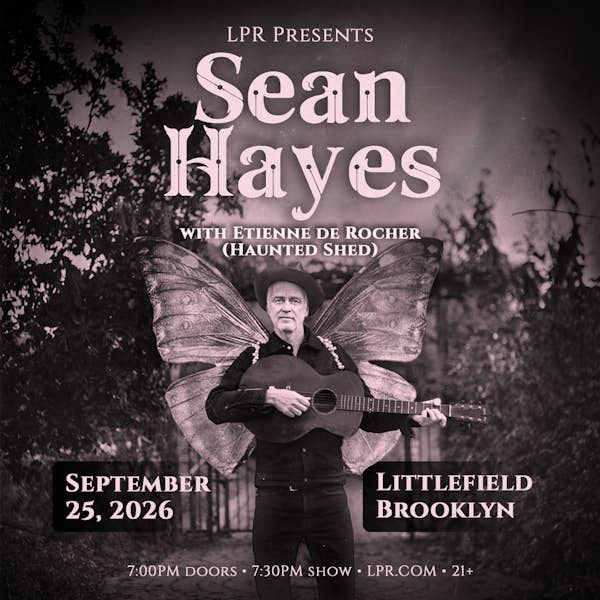 Flyer for Sean Hayes with Etienne de Rocher (Haunted Shed)