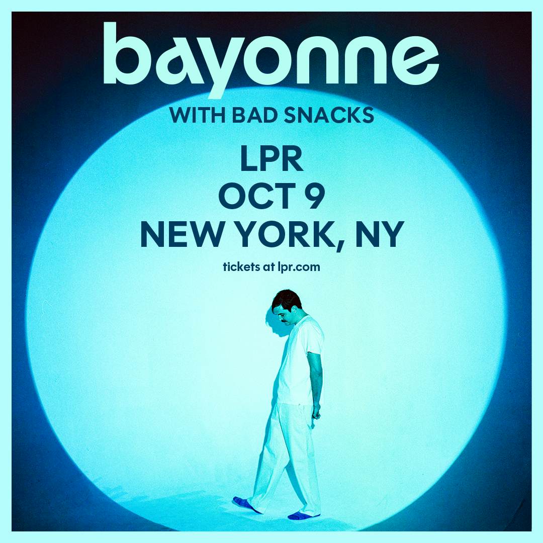 Flyer for Bayonne with Bad Snacks