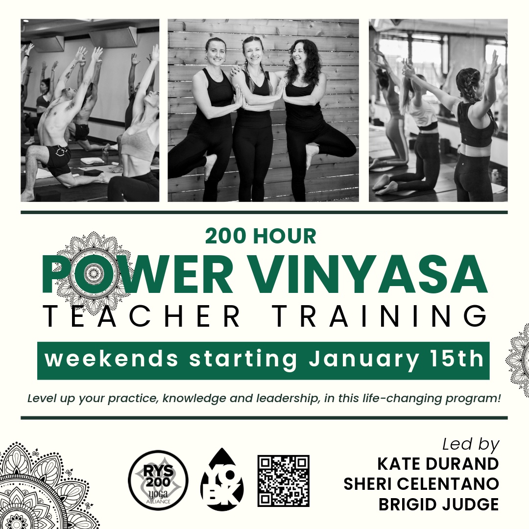 Flyer for Power Vinyasa Teacher Training