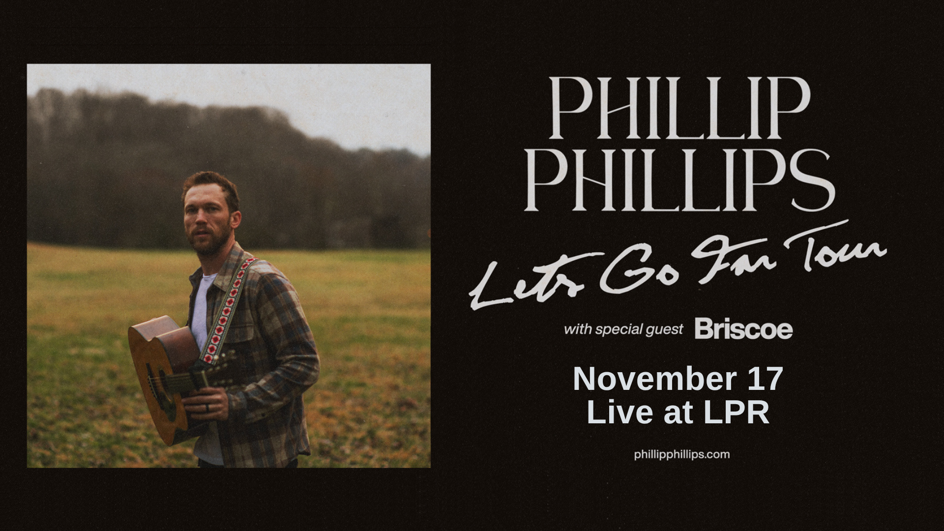 Flyer for Phillip Phillips