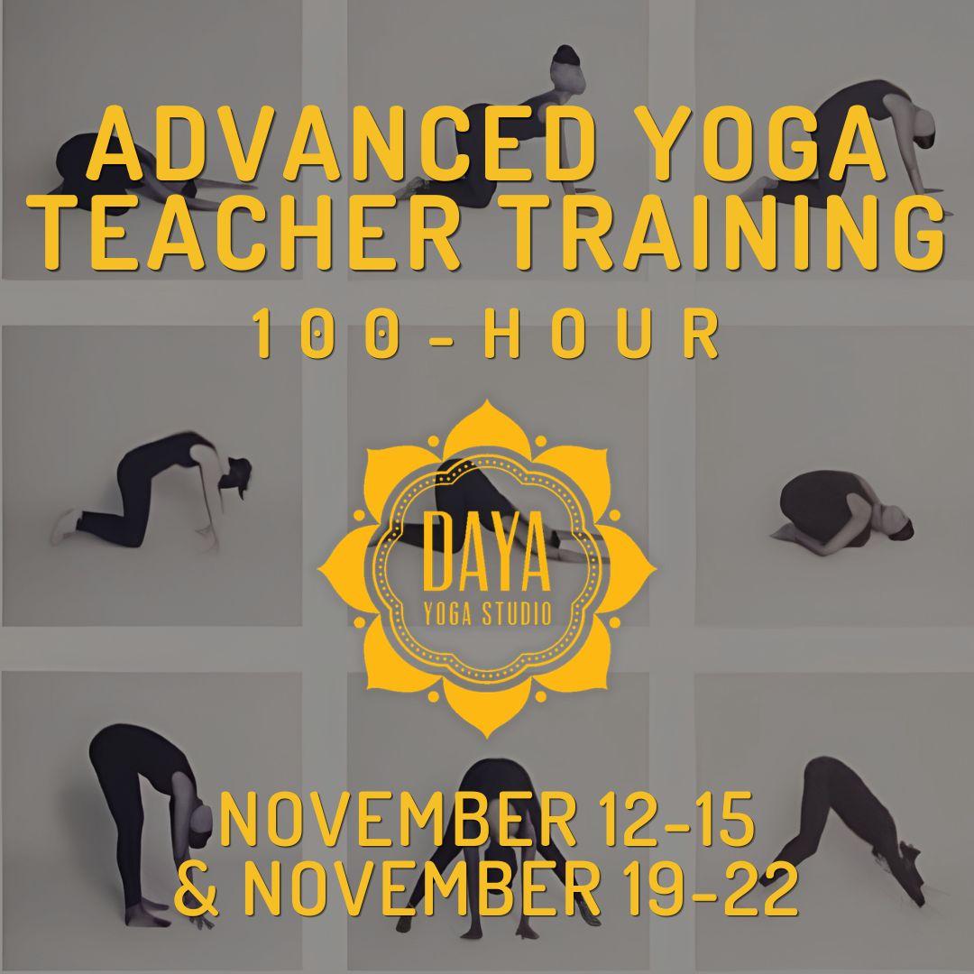Flyer for Advanced Yoga Teacher Training 100-Hour