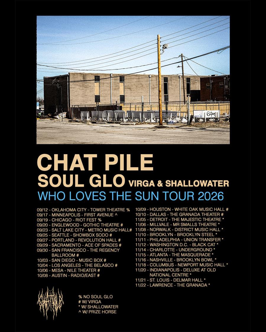 Flyer for Chat Pile w/ Shallowater