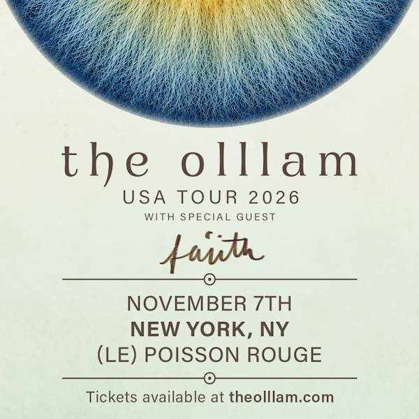 Flyer for the olllam USA TOUR 2026 with SPECIAL GUEST faith