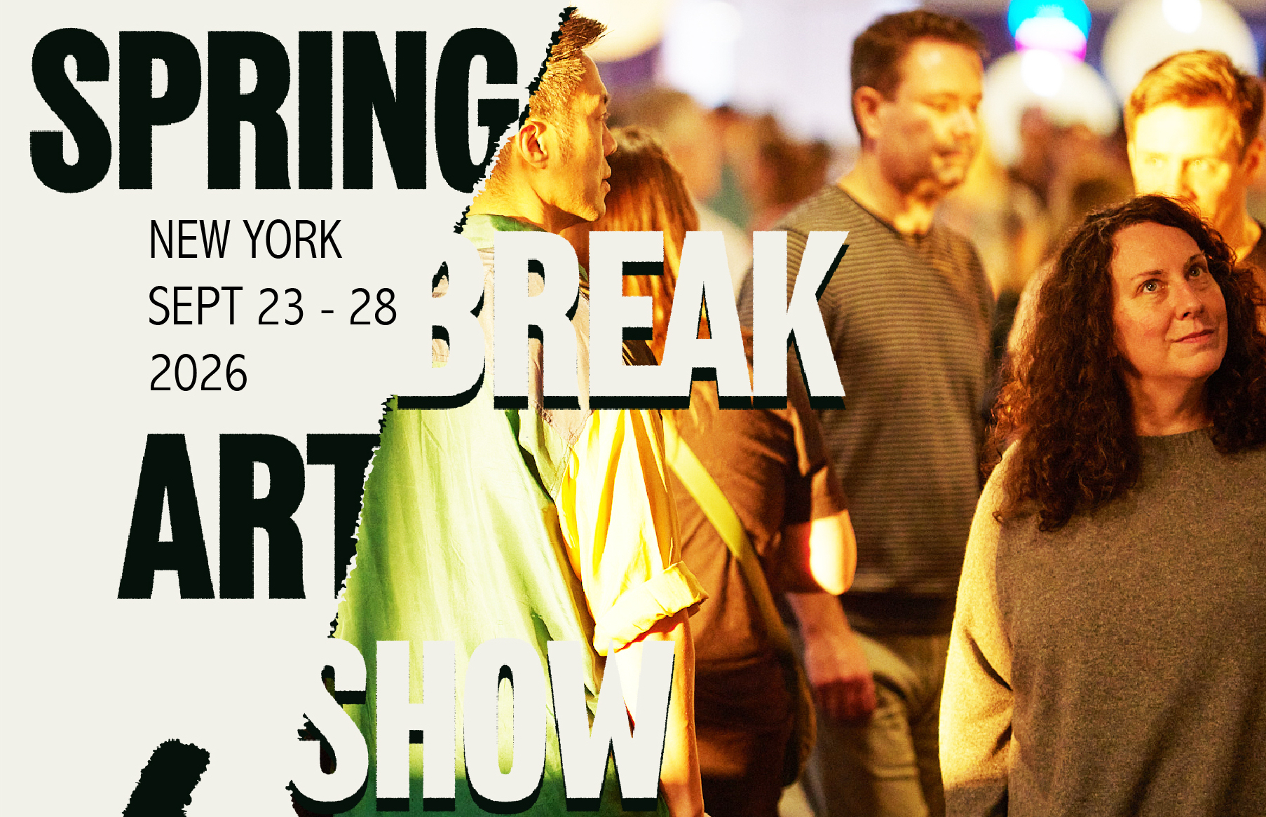 Flyer for SPRING BREAK NYC Art Show: Opening Day