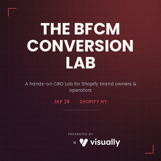 Flyer for THE BFCM CONVERSION LAB