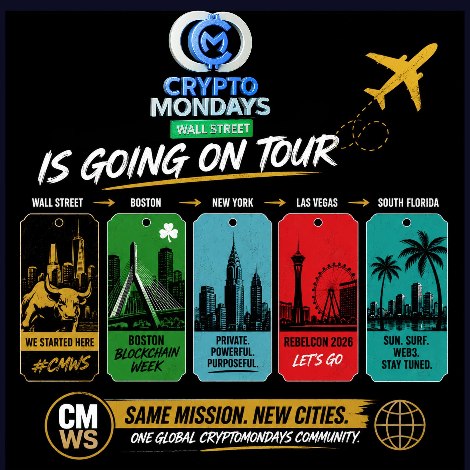 Flyer for CryptoMondays Wall Street Office Hours